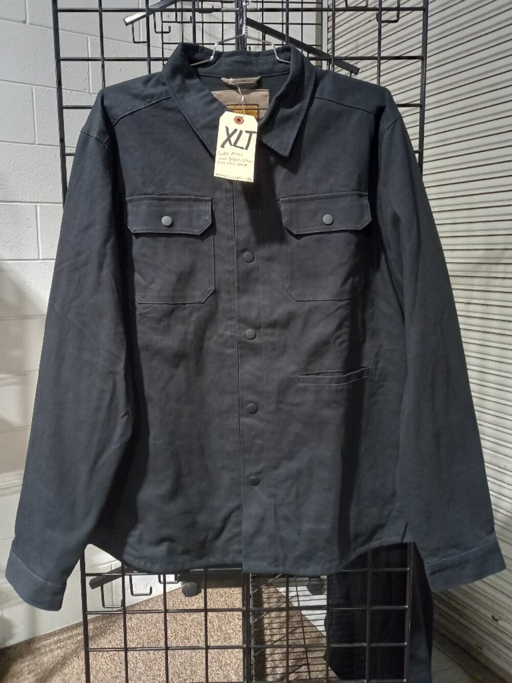 Concealed Carry Flannel Lined Canvas Shirt Jacket | XLT